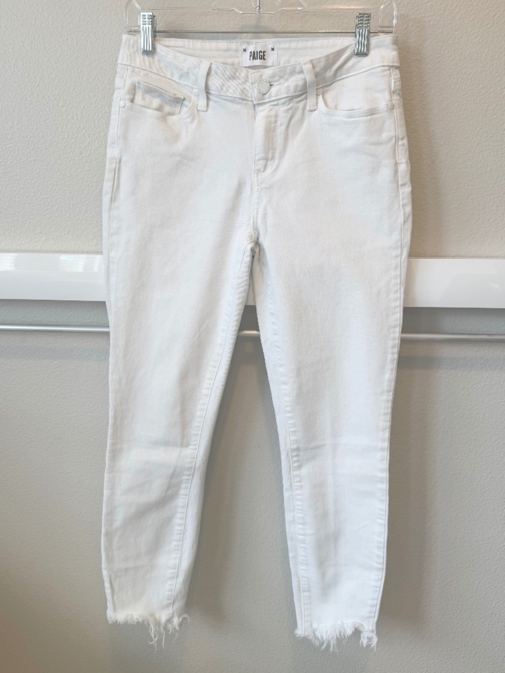 Paige Jeans,  size 28, white Verdugo Crop